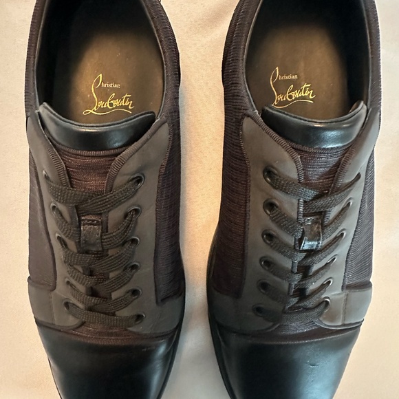 Men's Christian Louboutin Louis Junior Orlato Flat Size 42.5 - Picture 4 of 6